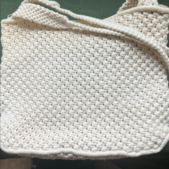 Vintage Macrame Zipper Purse Made In People's Republic Of China - Picture 6 of 12